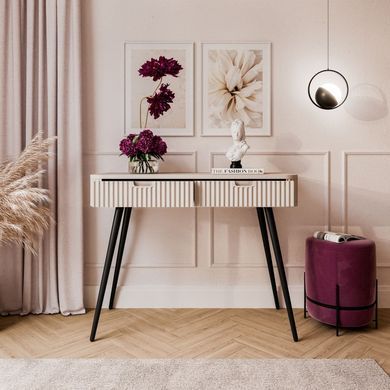 Туалетний столик LUXE 103 PIASKI Meble з 2 шухлядами