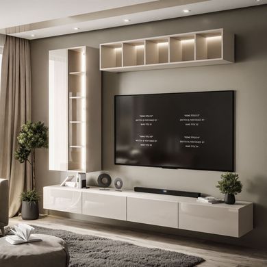 Полиця з освітленням STAR 150 myAMI Mebli настінна