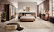 Кровать двуспальная MILTON 160x200 LASKI Meble с мягким изголовьем
