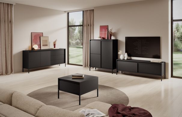 Тумба под телевизор двухдверная SLEEK 187 LASKI Meble