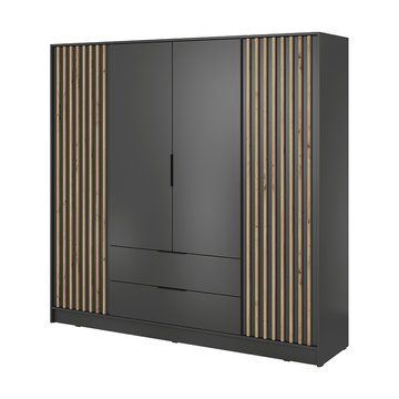 Шафа чотиридверна без дзеркала Nelly 4D PIASKI Meble з шухлядами