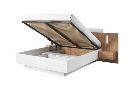 Двуспальная кровать с тумбами 160x200 LASKI Meble