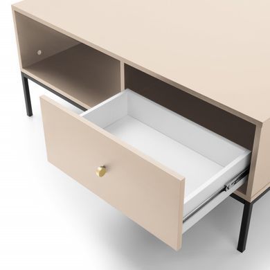 Журнальний столик MODERN 104 PIASKI Meble з шухлядою та полицею