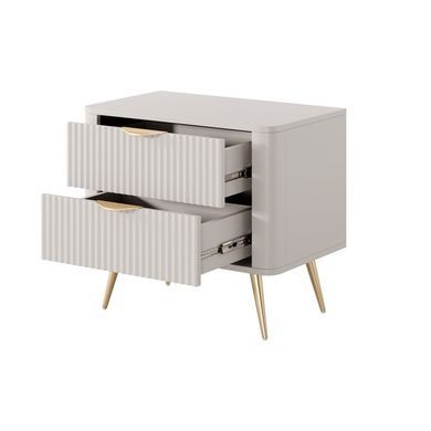 Тумба прикроватная ELEGANSE LASKI Meble с 2 ящиками