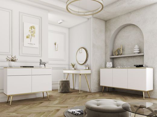 Туалетний столик ORO 102 PIASKI Meble з 2 шухлядами