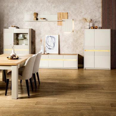 Полка с подсветкой OAK SQUERE бежевый