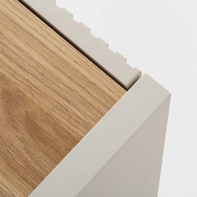 Тумба приліжкова з шухлядою OAK SQUERE бежевий