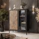 Витрина двухдверная MILANO 101 myAMI Mebli с подсветкой