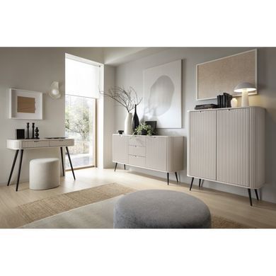 Комод высокий двухдверный LUXE PIASKI Meble